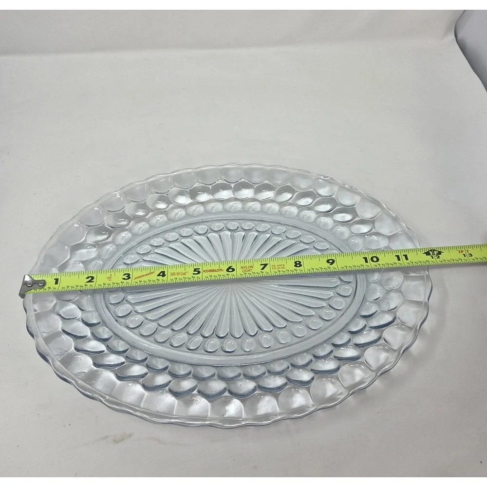 Anchor Hocking Blue Bubble Depression Glass 12